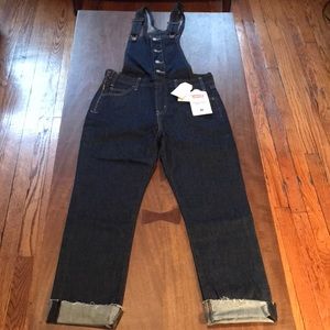 Levi’s Raw Hem Cotton Overalls - NEW W/Details S26